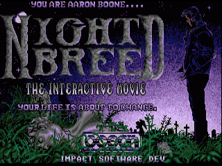 Nightbreed title screen for Amiga